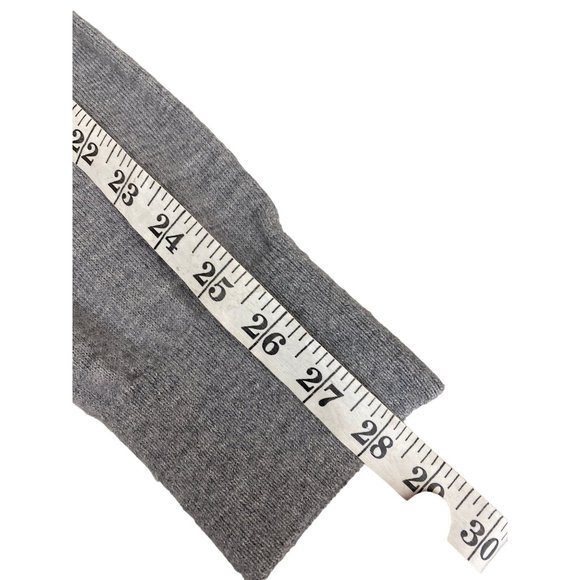 Banana Republic Men's M Quarter-Zip Merino Wool Blend Sweater Gray Pullover - Picture 13 of 14